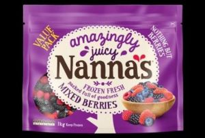 Raspberries linked to a specific supplier in China were were used in Nanna&rsquo;s Raspberries and Nanna&rsquo;s and Creative Gourmet Mixed Berries, but not in Creative Gourmet Raspberries.